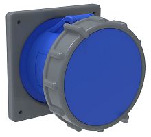 Розетка кабельная встраиваемая IEK Magnum ССИ-433 63А 2Р+PE 230В IР67 синий картинка 